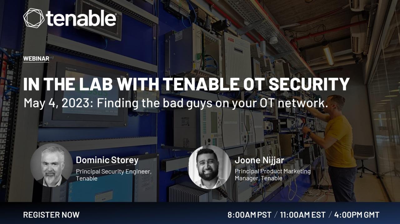 In the Lab with Tenable OT Security, May 2023