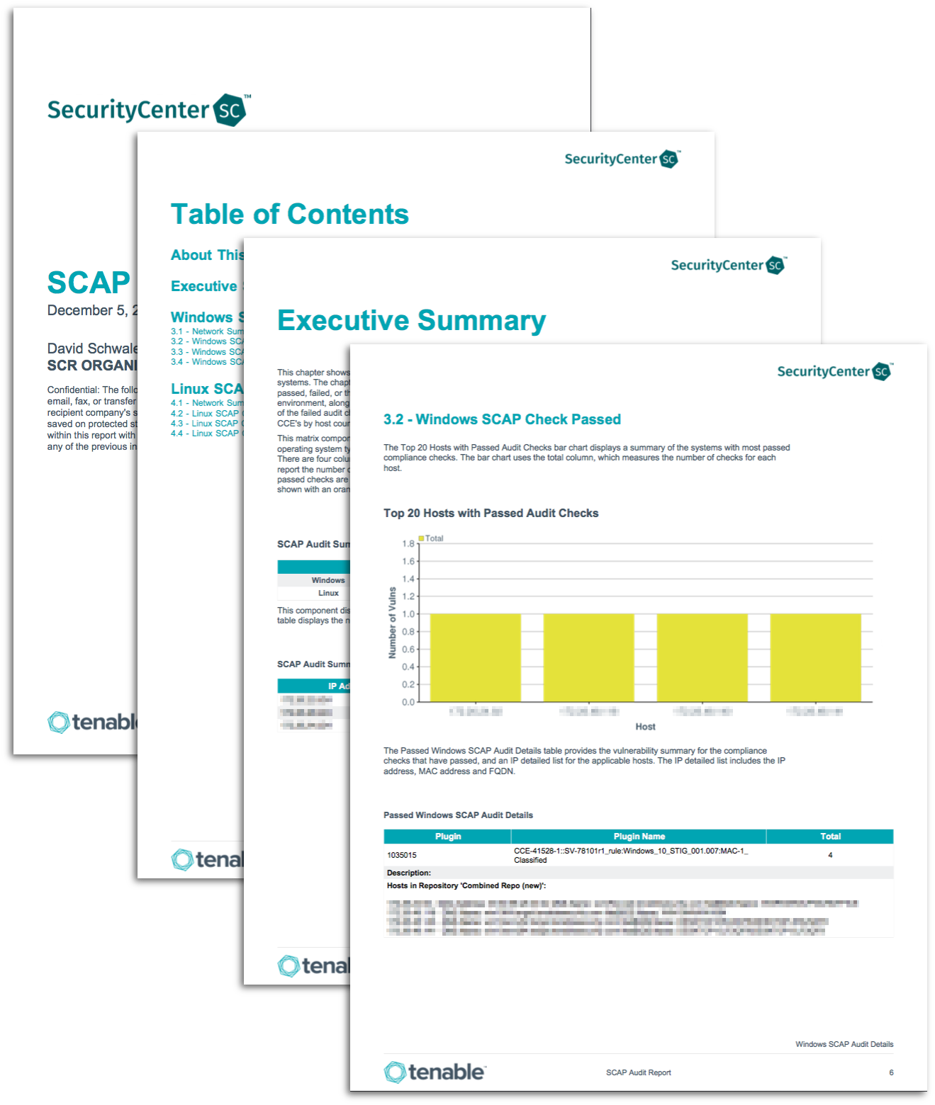 SCAP Audit Report Screenshot