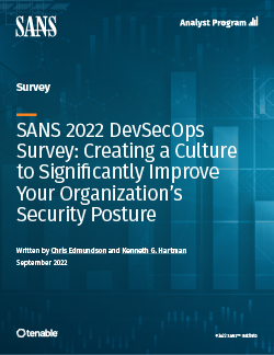 SANS 2022 DevSecOps survey thumbnail.