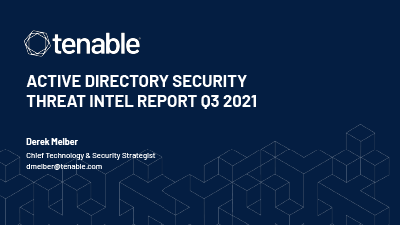 Active Directory Security Threat Intel Report Q3 2021