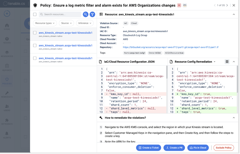 Tenable.cs automated remediation workflows