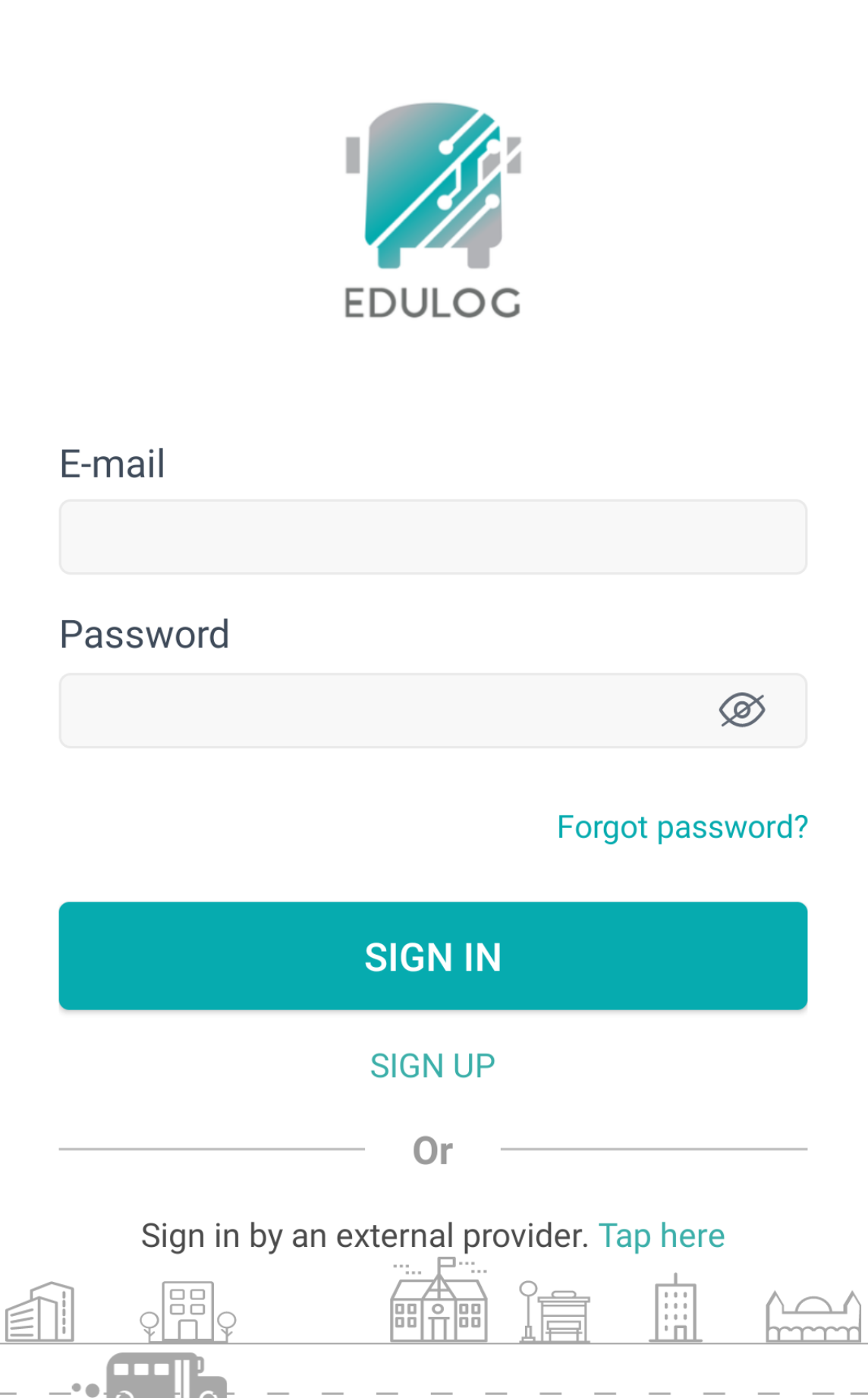 Edulog Parent Portal Lite login screen