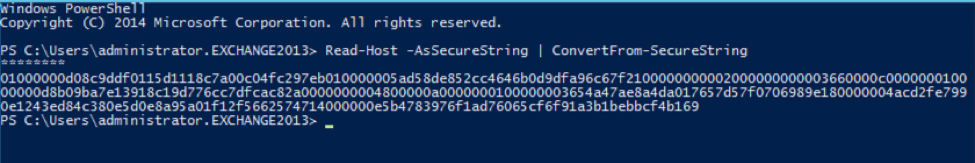 Read-Host -AsSecureString | ConvertFrom-SecureString
