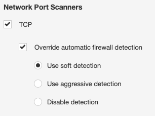 Nessus Scan Policy - Network Port Scanners