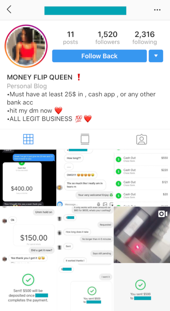 Cash App Scams: Giveaway Offers Ensnare Instagram Users, While YouTube Videos Promise Easy Money