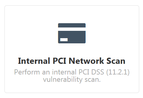 Internal PCI Network Scan