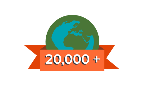 20,000+ customers