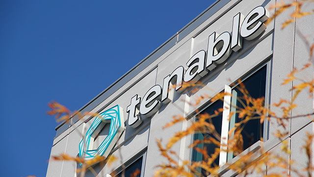 Tenable signage on building