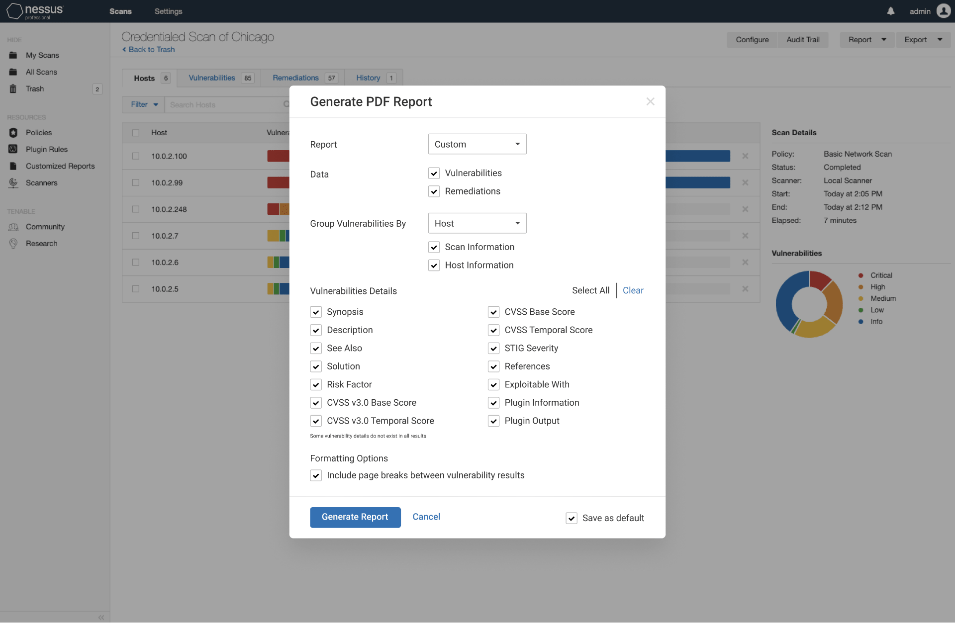 Confección de informes que pueden personalizarse