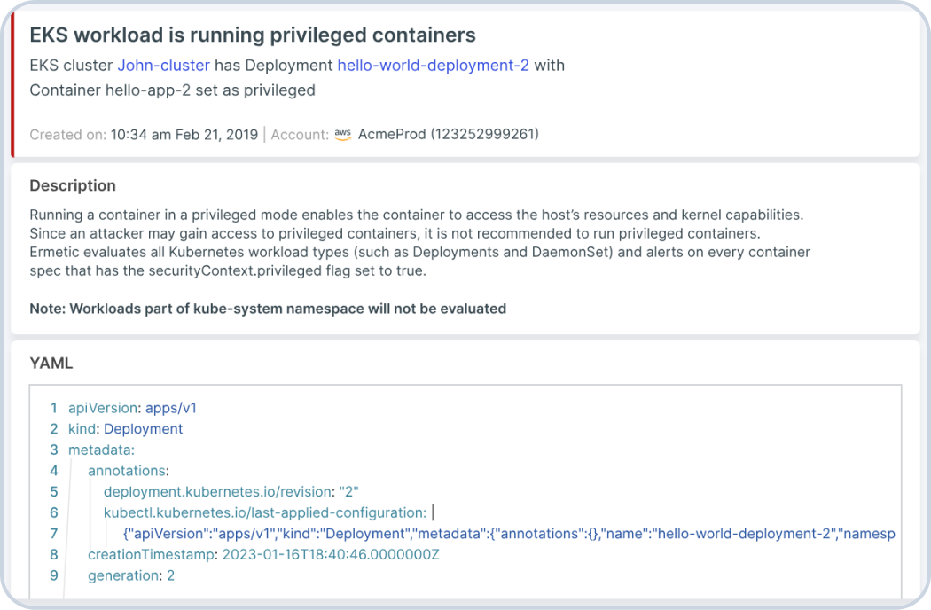 Gain security for Kubernetes clusters (KSPM) Gain security for Kubernetes clusters (KSPM)