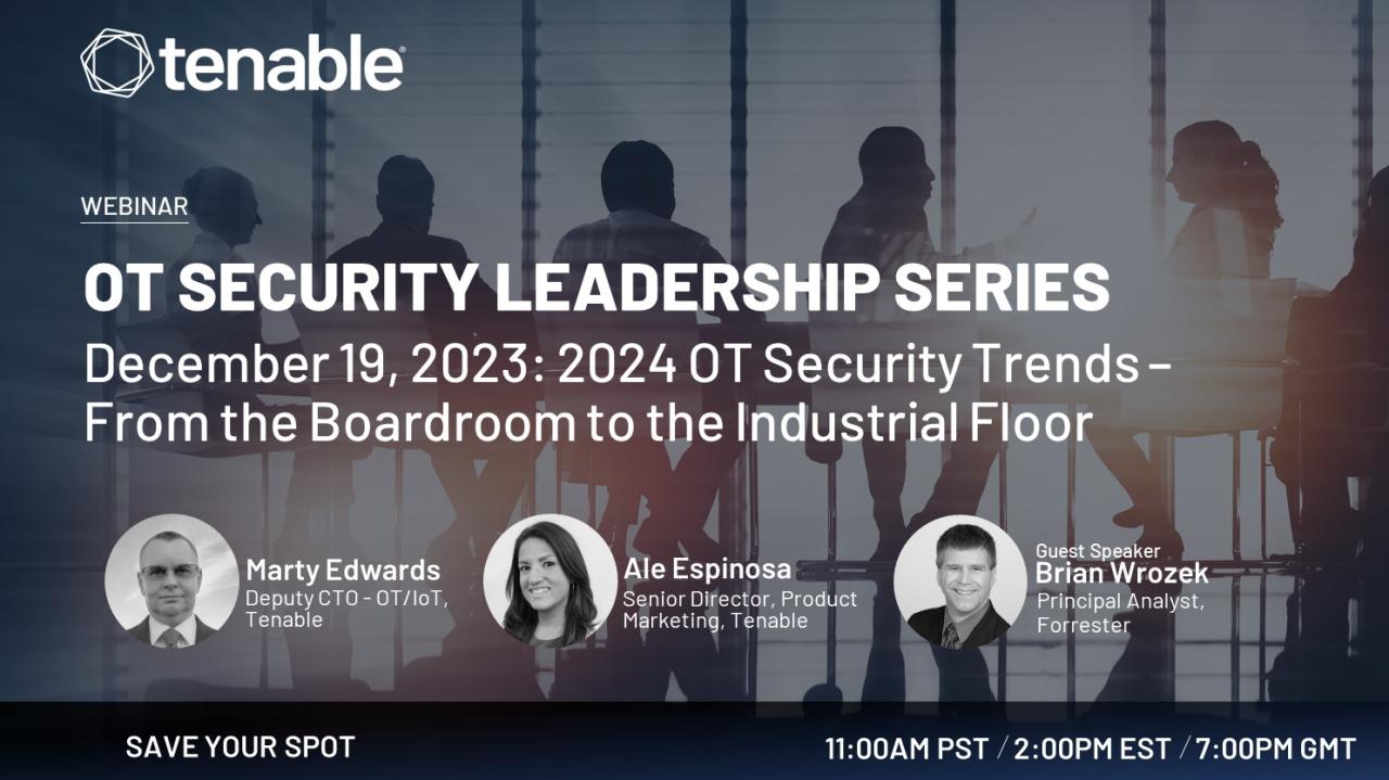 2024 OT Security Trends – From the Boardroom to the Industrial Floor