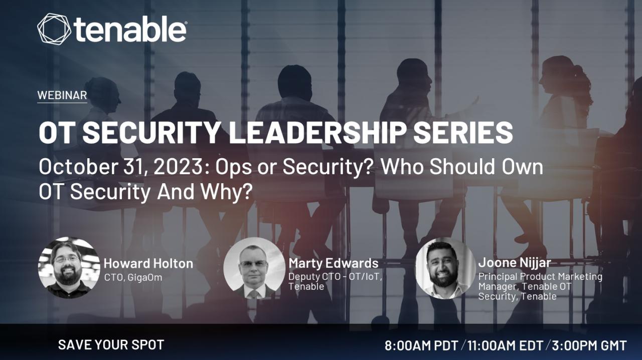 Ops or Security? Who Should Own OT Security And Why?