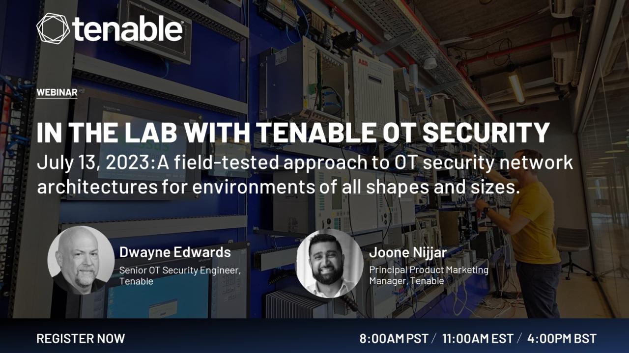 In the Lab with Tenable OT Security, July 2023