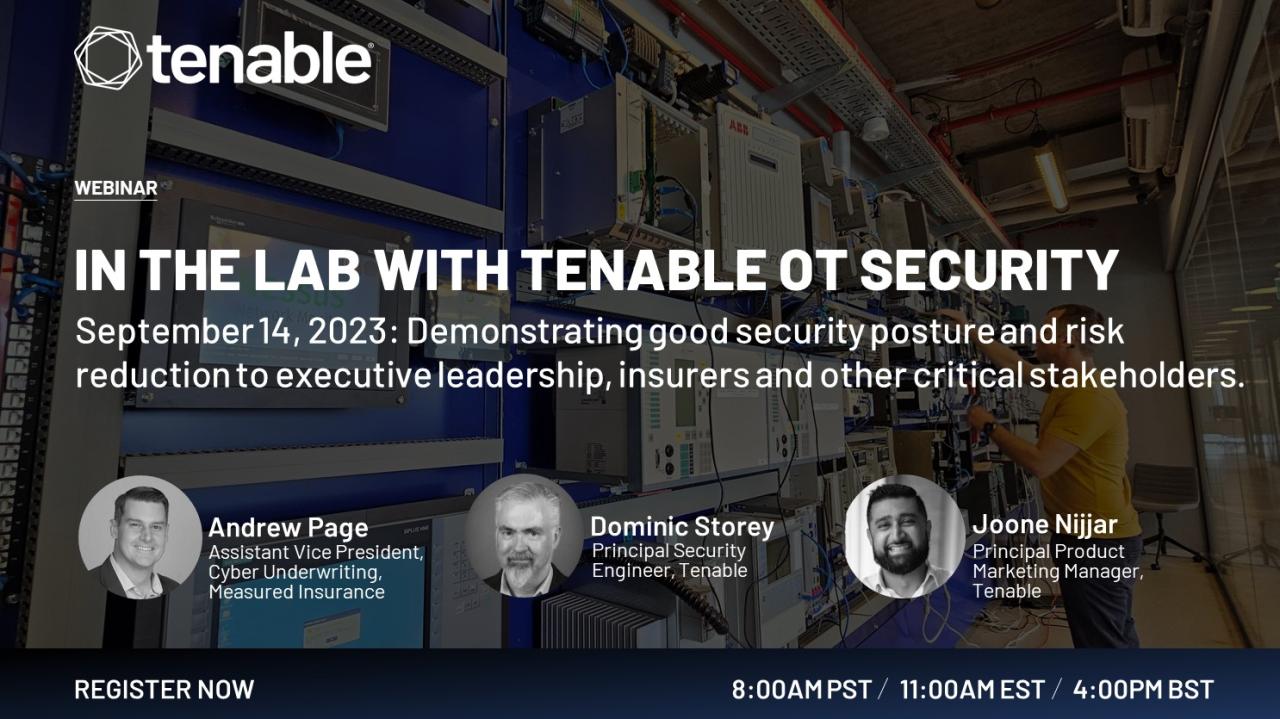 In the Lab with Tenable OT Security, September 2023