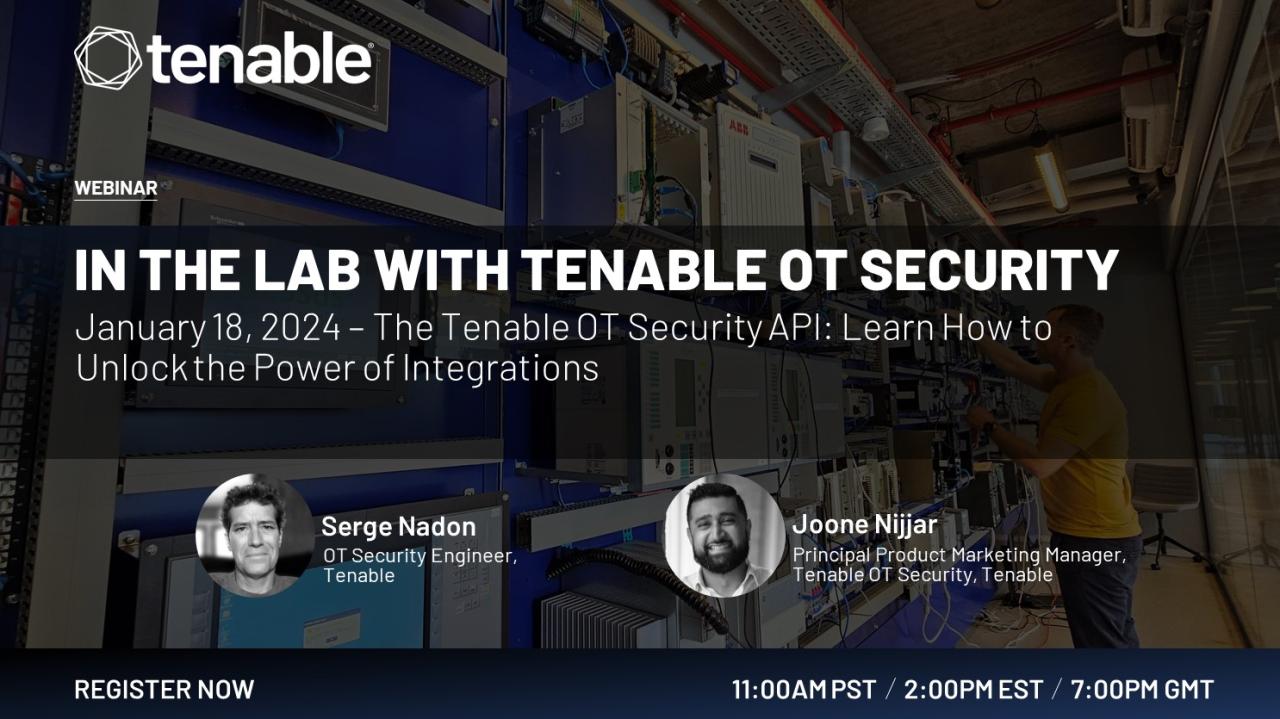 In the Lab with Tenable OT Security, January 2024