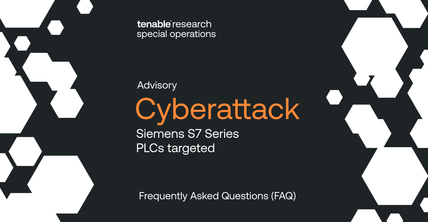 Frequently asked questions about the active threat to Siemens S7 Series PLCs image
