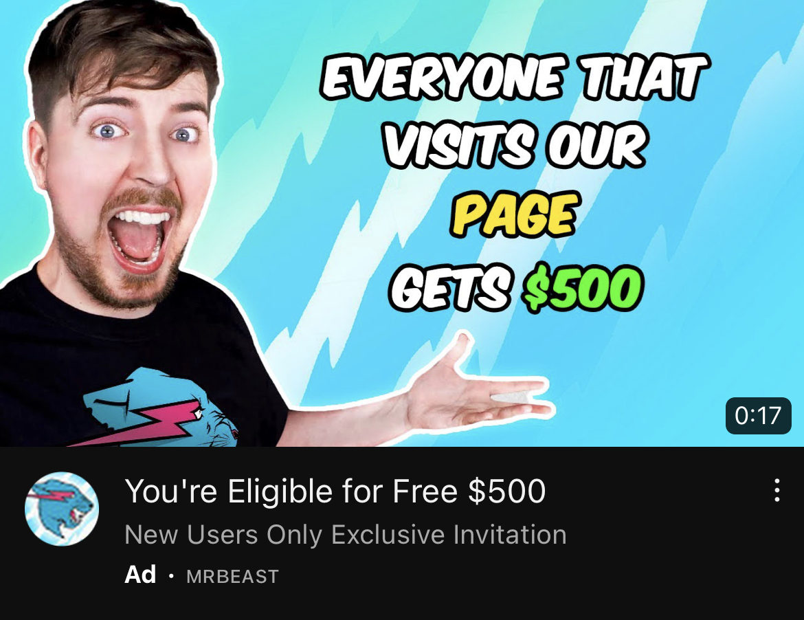 Mr. Beast is known for his crazy giveaways, but if you get an ad of Mr.  Beast offering $2 iPhone 15 Pro, it is unfortunately fake. A video…