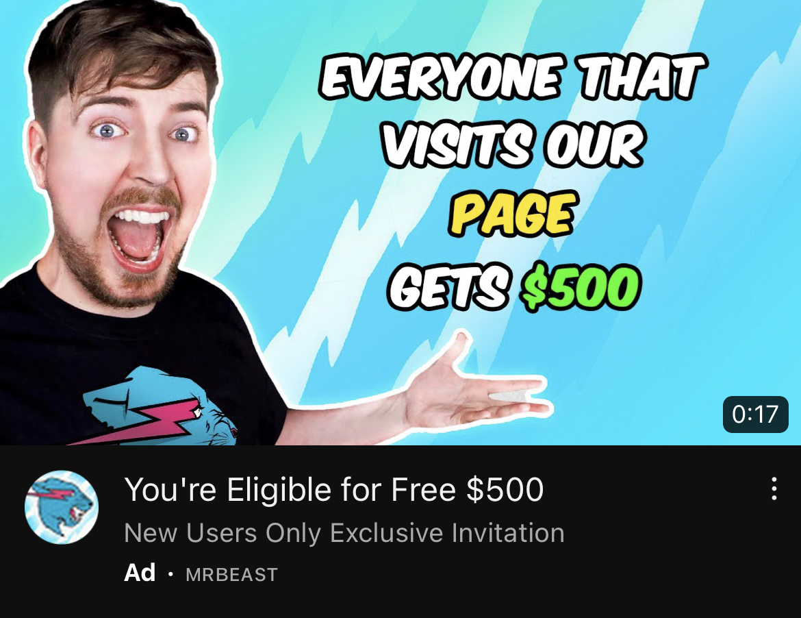 MrBeast calls AI deepfakes a 'serious problem' after scam ad of