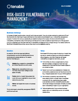 Risk-based Vulnerability Management