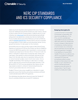 NERC CIP Standards and ICS Security Compliance.