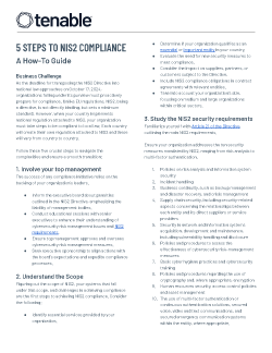 5 Steps to NIS2 Compliance: 操作方法指南