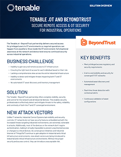 Tenable.ot and BeyondTrust