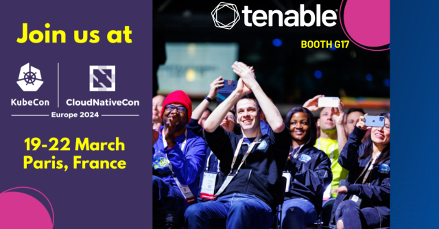 Tenable at Kubecon Europe booth G17