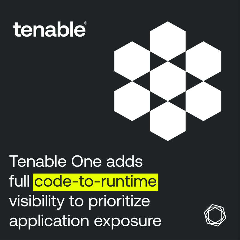 Tenable Expands Exposure Management Platform to Contextualize and Prioritize Application Security Risk