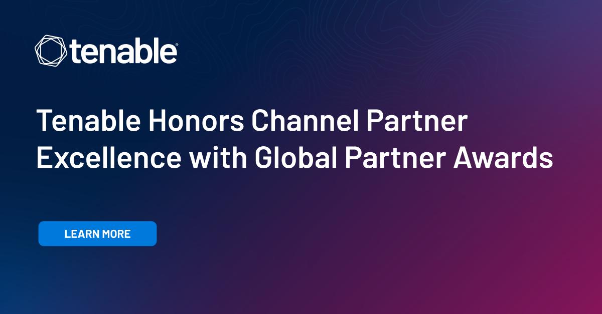 Tenable が Global Partner Awards で優秀チャネルパートナーに選出