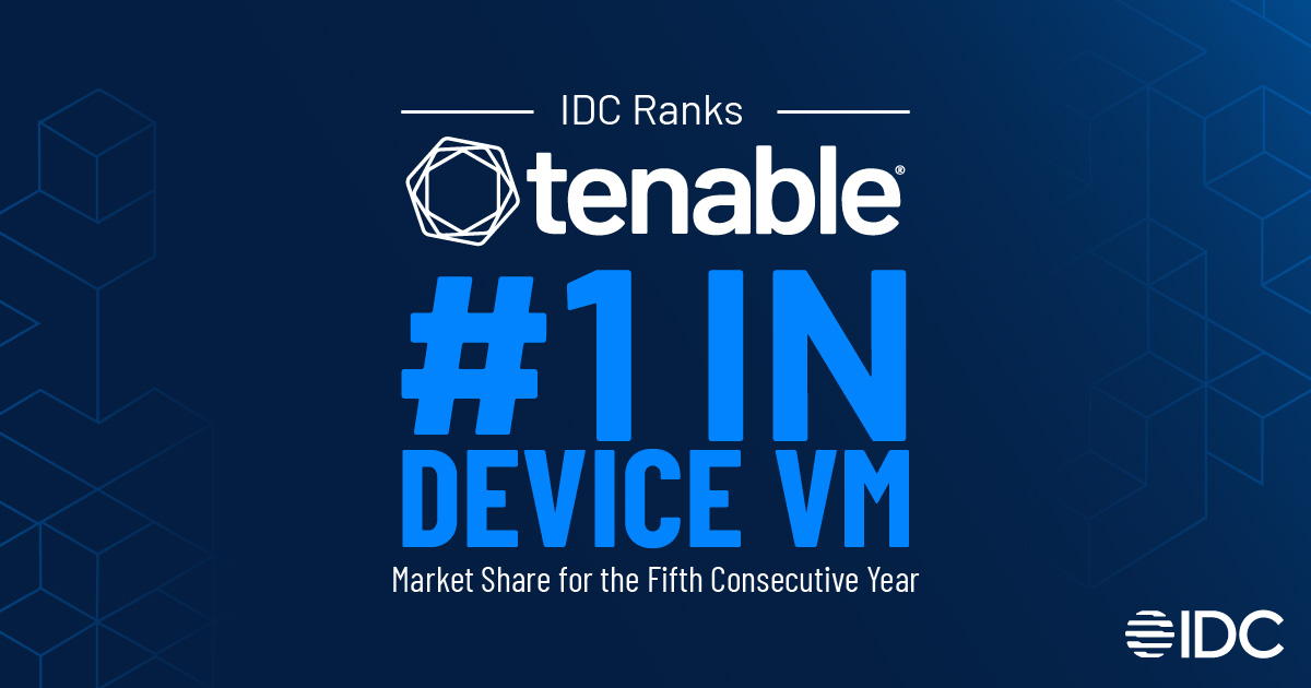 Tenable #1 in Device VM