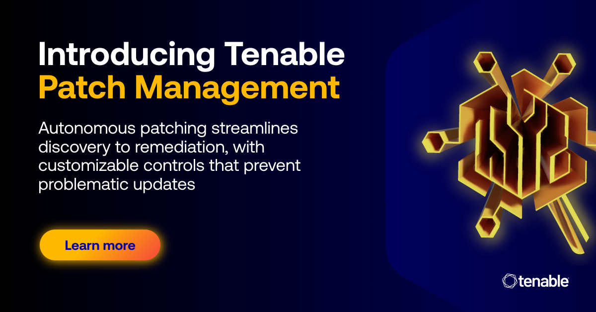 Tenable integriert Patch-Management-Lösung zur schnellen Behebung von Sicherheitslücken