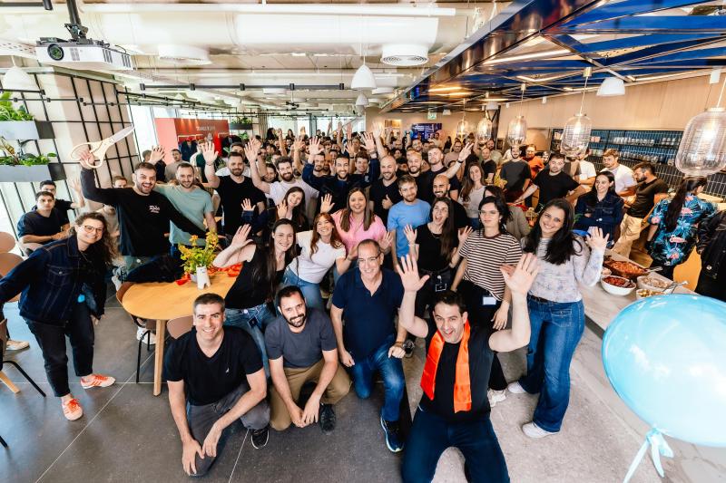 Image of the Tenable Israel Team as they come together to work under one roof for the first time.