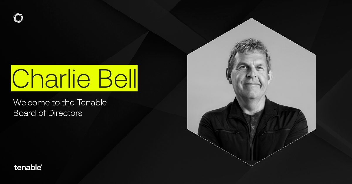 Tenable Appoints Industry Veteran Charlie Bell to Board of Directors image