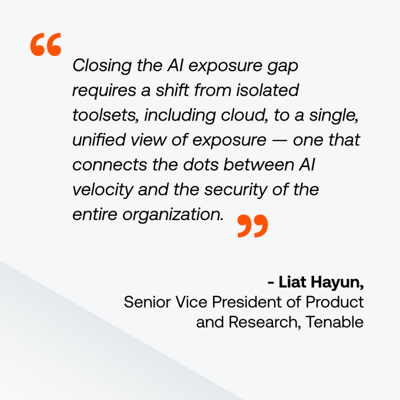 Quote from Liat Hayun, SVP of Product and Research at Tenable