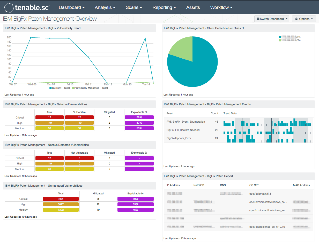 IBM BigFix Patch Management Overview Screenshot