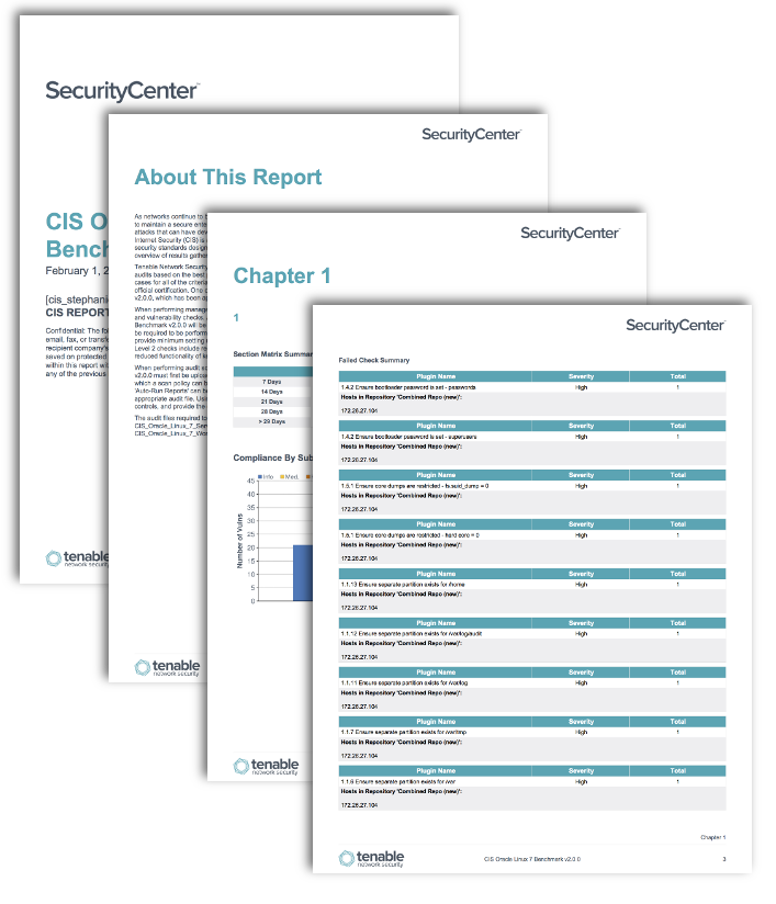 CIS Oracle Benchmark Reports