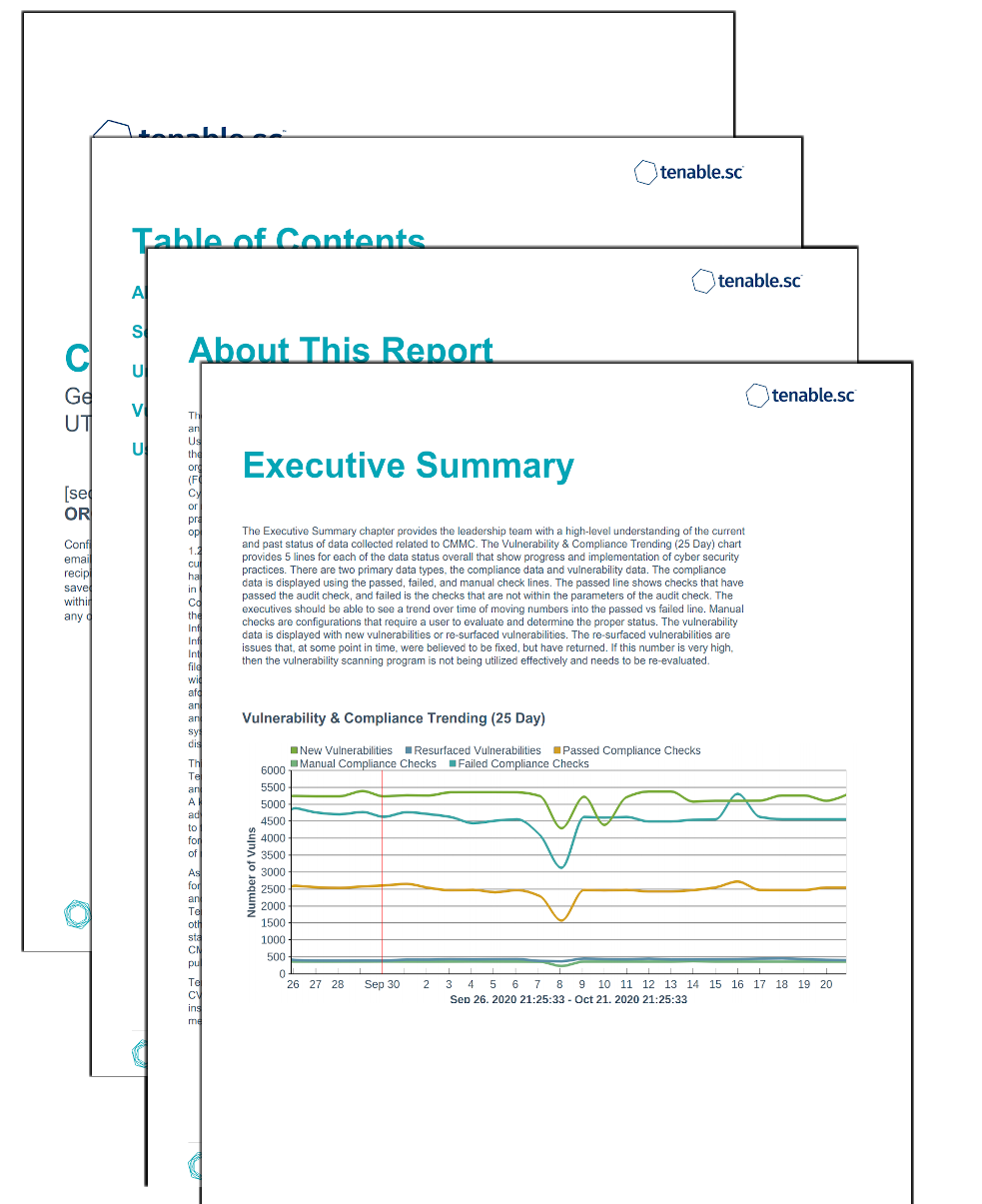 CMMC Operations Report Screenshot