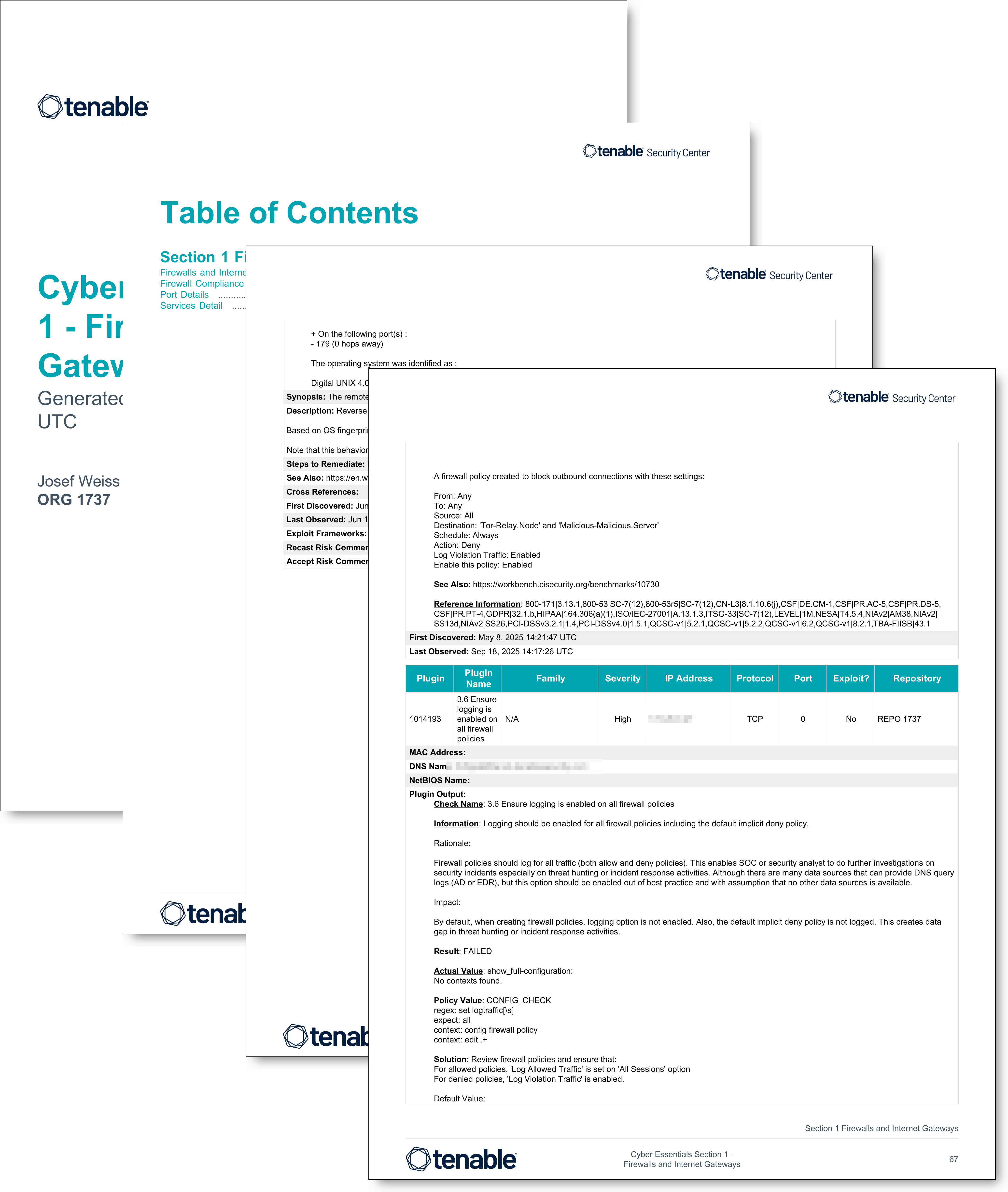 Cyber Essentials Section 1 - Firewalls and Internet Gateways