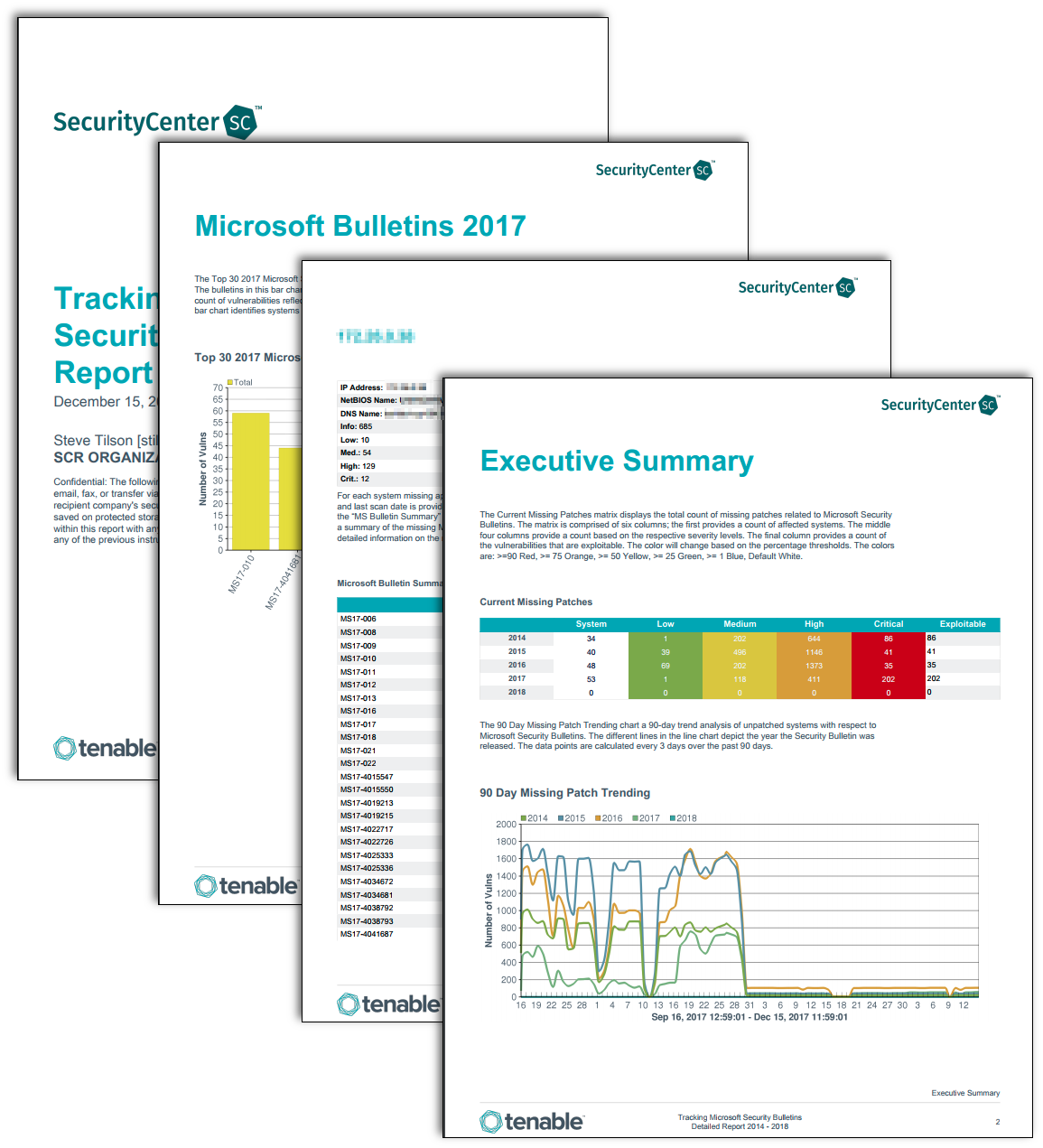 Tracking Microsoft Security Bulletins Detailed Reports ScreenShot
