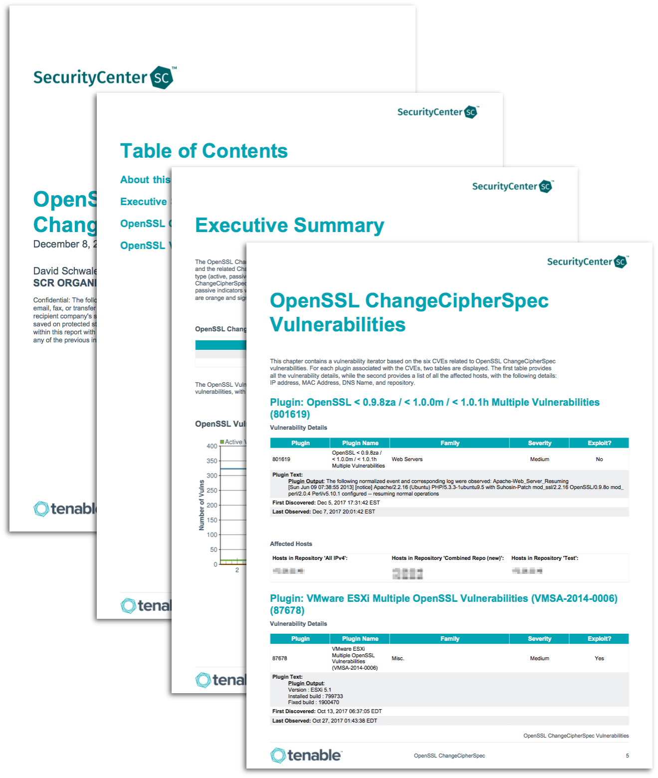 OpenSSL ChangeCipherSpec Report Screen Shot