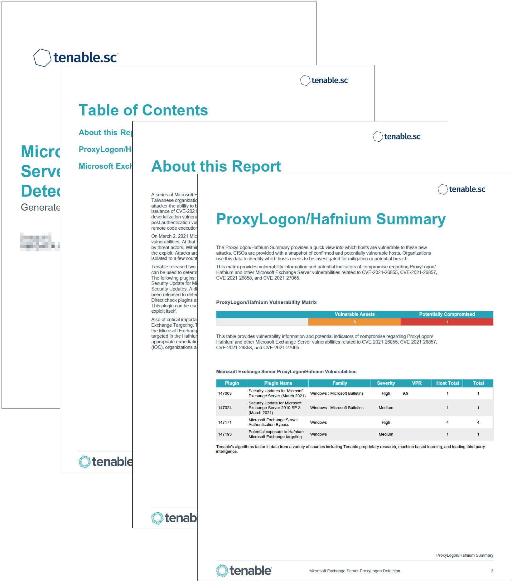 Microsoft Exchange Server ProxyLogon/Hafnium Detection Report