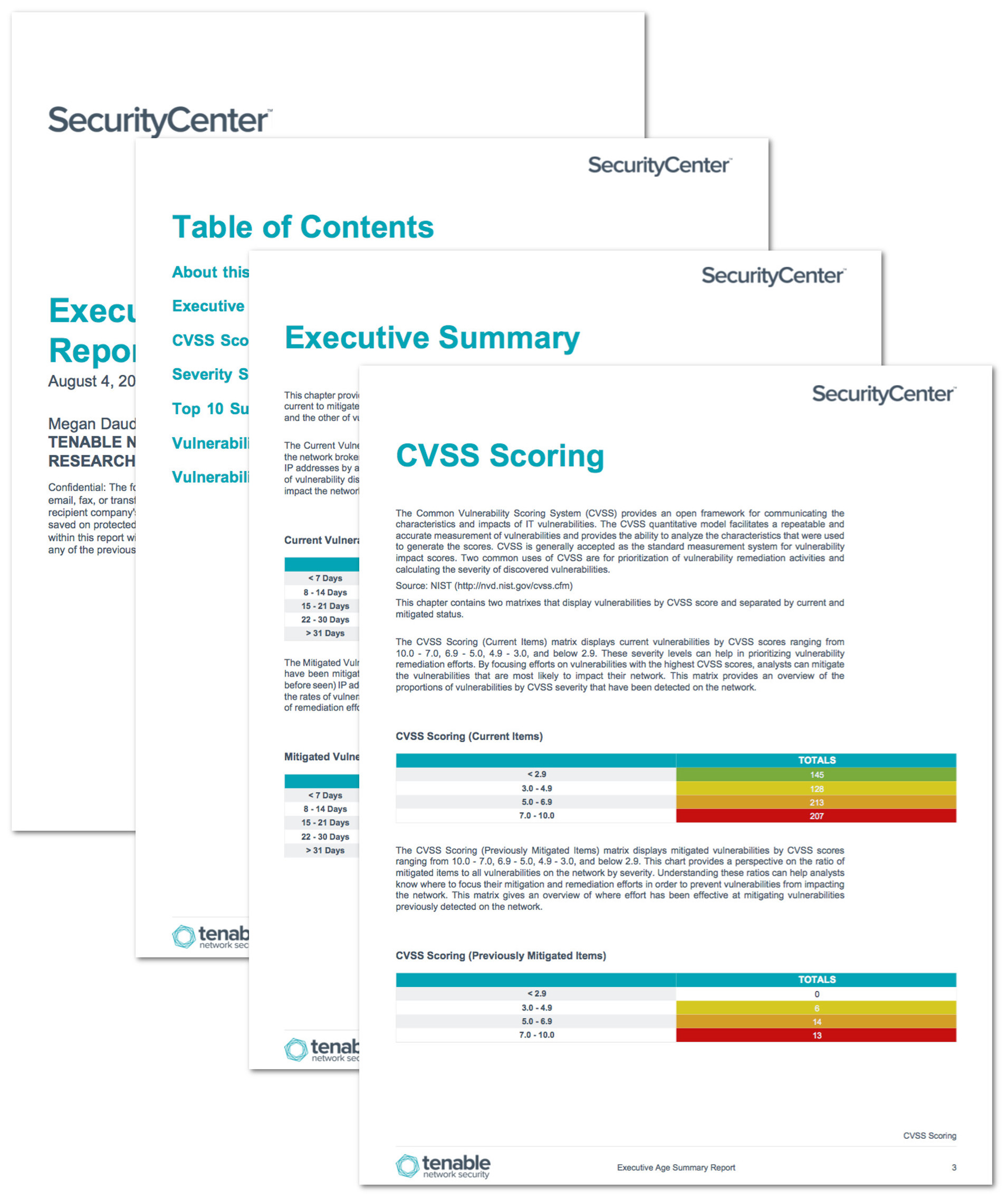 Executive Age Summary Report