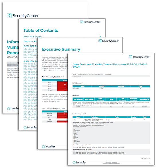 Information Assurance Vulnerability Management Report