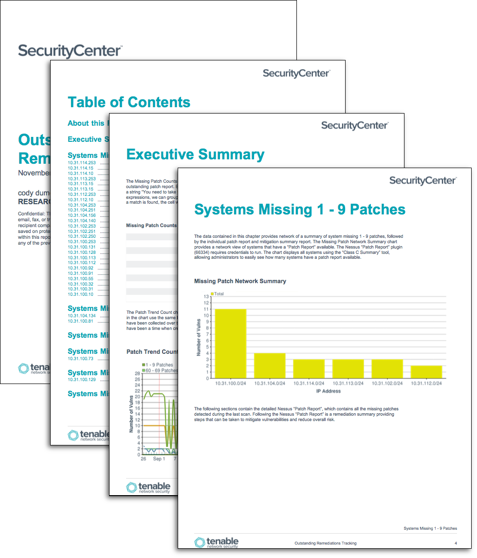 Outstanding Remediations Tracking Report