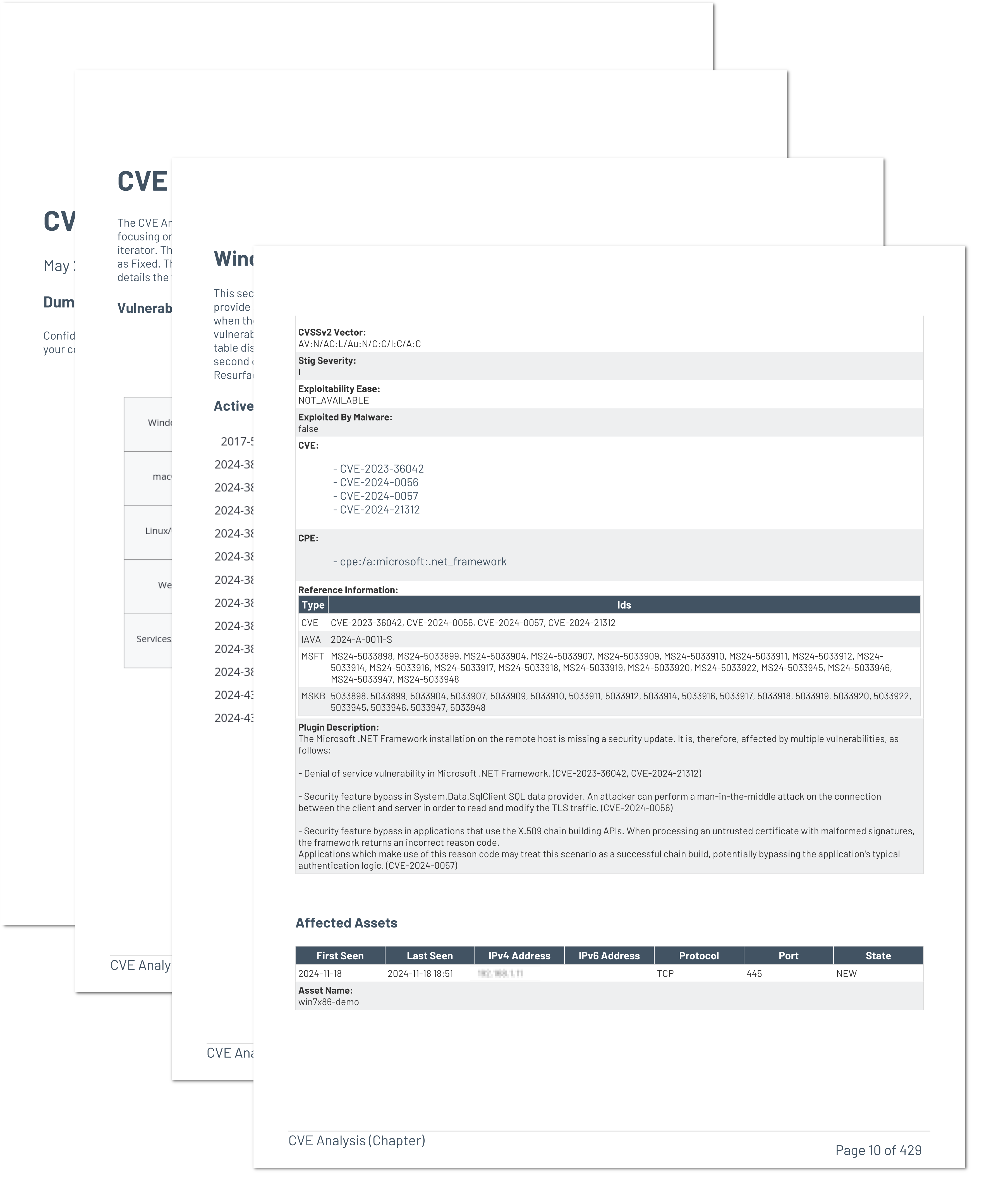 CVE Analysis Report Sample Image