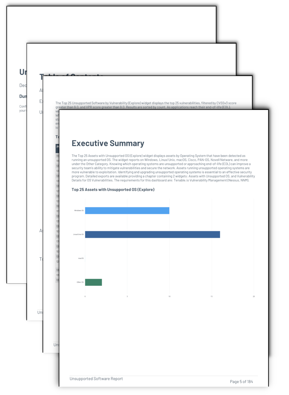 Unsupported Software Report