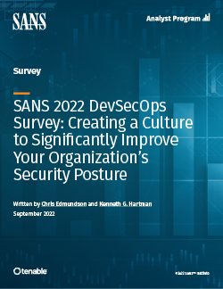 SANS 2022 年 DevSecOps 調查報告縮圖。