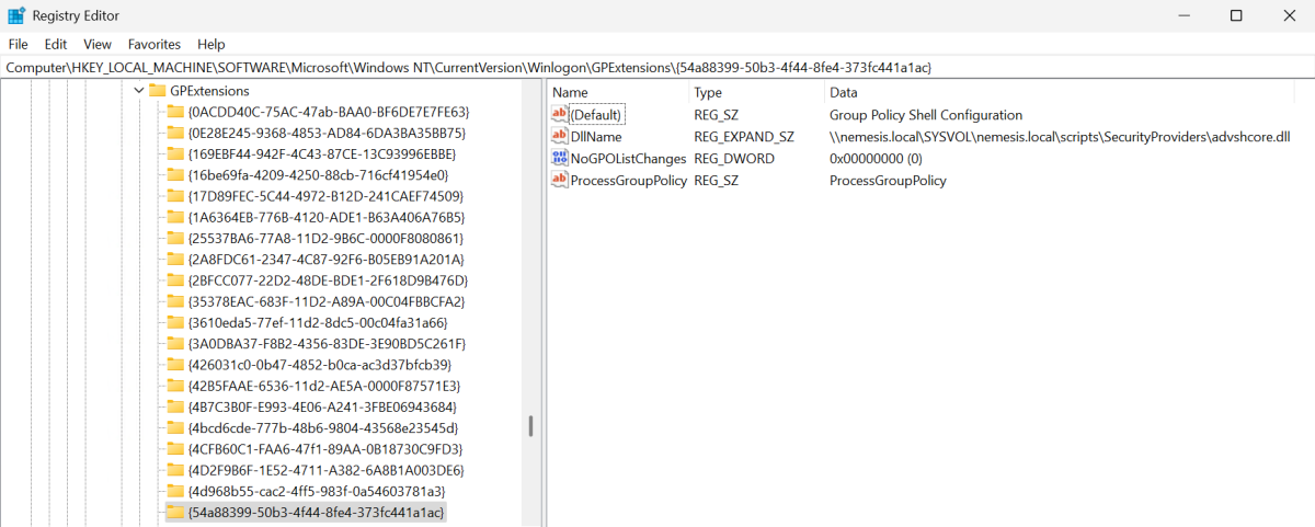 CSE DLL registered path