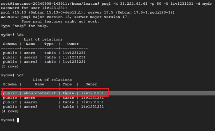 9 - Google Looker Studio database table add