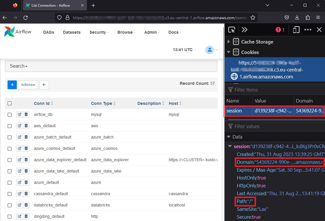 Amazon Managed Workflows for Apache Airflow console